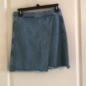 LOFT denim skirt